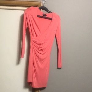 Bebe peach/pink dress